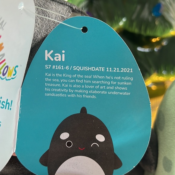 SQUISHMALLOWS BUNDLE 7.5" Under the Sea! Marybeth, Kai and Forina - Picture 9 of 10